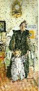 Carl Larsson karin och kersti oil painting reproduction